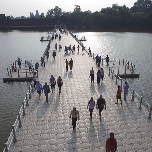 Schwimmender Brücke - Bridge - CANDOCK - für Personenkontrolle