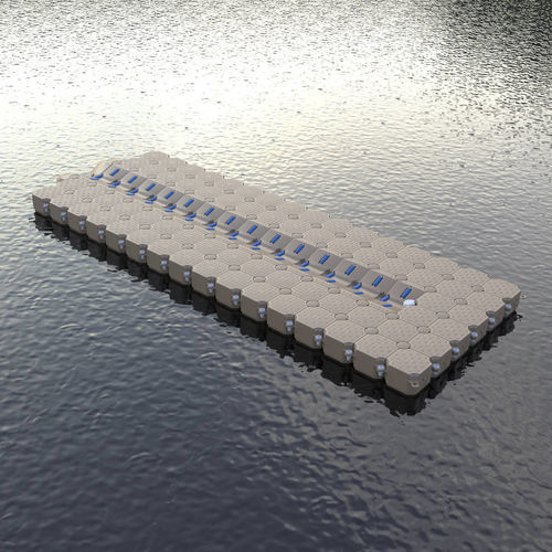 Schwimmponton - 28 ft - CANDOCK - modular / zur  Trockenlagerung / für Yachthafen