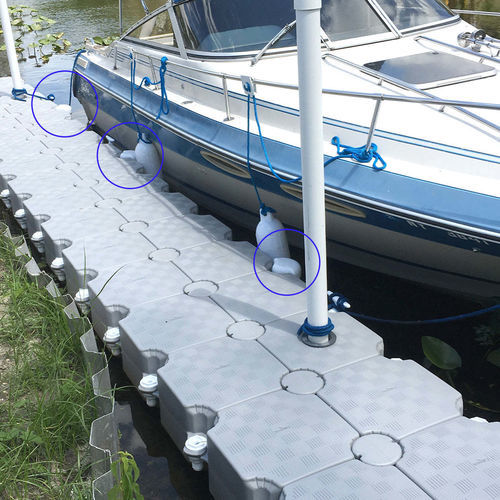 Stegfender - C03-000008 - CANDOCK - weiß / PEHD