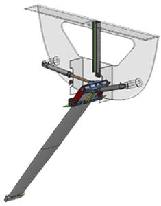 Hydrauliksystem für Pendelkiel - Cariboni - für Segelboote / maßgefertigt