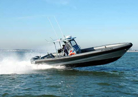 Arbeitsboot Berufsschiff - 11.00 HARDTOP OB - Raidco Marine - Außenborder / Aluminium / Festrumpf-Schlauchboot