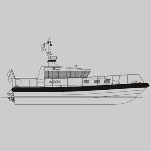 Rettungsboot Berufsschiff - SAR 15 - Raidco Marine - Innenborder / Aluminium