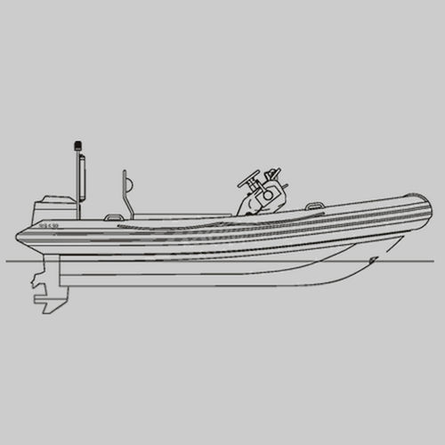 Nutzfahrzeug Berufsschiff - 4.90 - Raidco Marine - Außenborder / Festrumpf-Schlauchboot