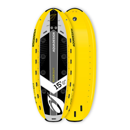 Aufblasbares SUP - RIVERCRAFT 15'9 - AQUADESIGN - Race / Surf / Flachwasser