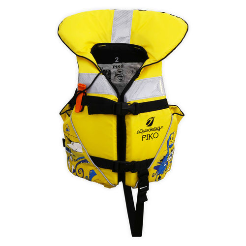Wassersport-Schwimmweste - PIKO - AQUADESIGN - für Kinder / Schaumstoff / gelb