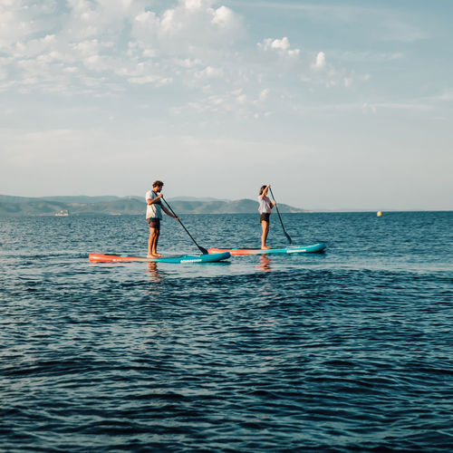 Aufblasbares SUP - TEMPO  - AQUADESIGN - Allround / für Anfänger / für fortgeschrittene Anfänger