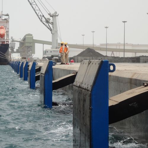 Fender für Hafen - MV series - Trelleborg Marine and Infrastructure - für Schiff / Kai / modular