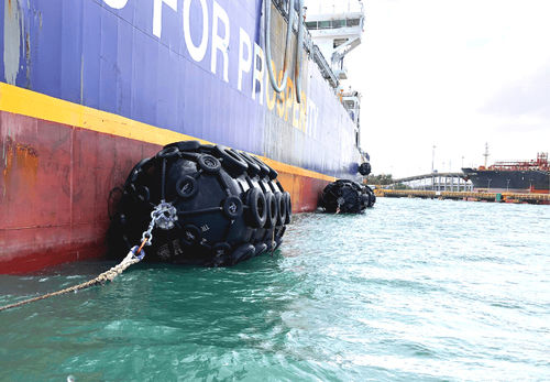 Hafenfender - Trelleborg Marine and Infrastructure - für Schiff / Kai / pneumatisch