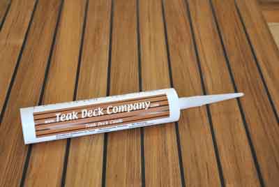 Klebstoff-Kitt / für Teak-Deck - Teak Deck Company - für das Kalfatern