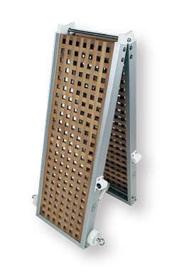 Gangway für Boot - 2860 / 2880 - CEREDI - faltbar / manuell / Aluminium