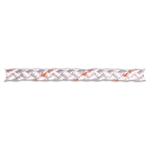 Mehrzweck-Tau - 8-PLAIT PRE-STRETCHED - English Braids - doppelt geflochten / Polyesterkern / orange