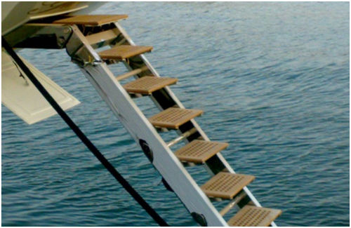 Bootsleiter - Ezb-3100-30	 - Ezberci Marine - versenkbar / Boarding / für Plattform