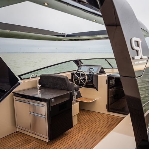 Platte für Bootsdeck-Beläge - Walnut - Flexiteek - amerikanischer Nussbaum