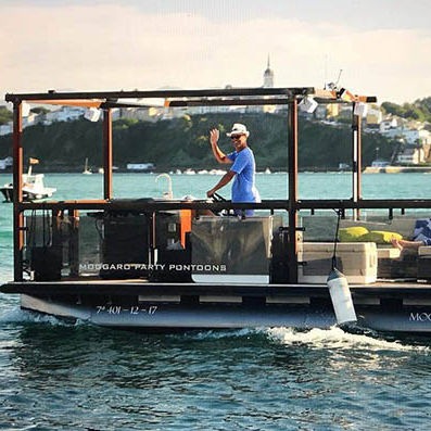 Außenborder-Pontonboot - 500 - MOGGARO ALUMINIUM YACHTS - elektrisch / tri-tube / Open