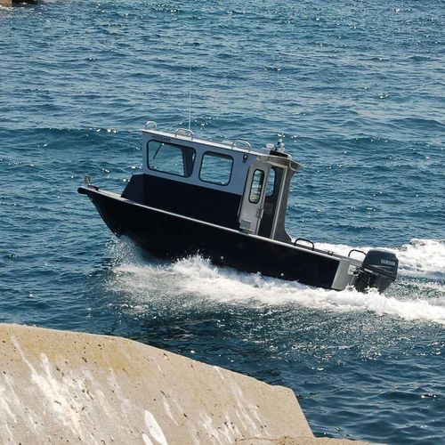 Arbeitsboot Berufsschiff - M600 - MOGGARO ALUMINIUM YACHTS - Hospitalschiff / Forschungsboot / Außenborder