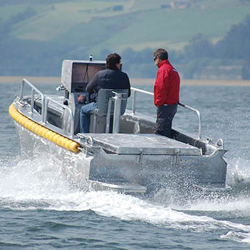 Berufs-Hilfsboot für Fischerei Berufsschiff - PANGA - MOGGARO ALUMINIUM YACHTS - Innenborder / Diesel