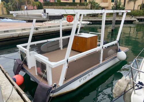 Außenborder-Pontonboot - M500 - MOGGARO ALUMINIUM YACHTS - Aluminium / max. 8 Personen