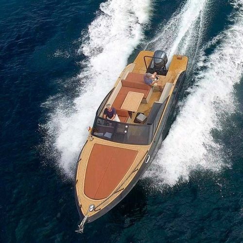 Außenborder-Konsolenboot - M800 J - MOGGARO ALUMINIUM YACHTS - max. 12 Personen / mit Kabine / Sonnendeck