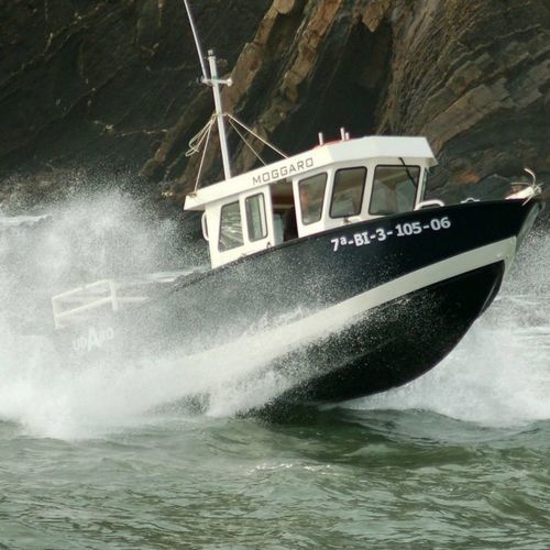 Berufsschiff / Berufsschiff für Fischerei - M 850 - MOGGARO ALUMINIUM YACHTS - Innenborder / Aluminium / Festrumpf