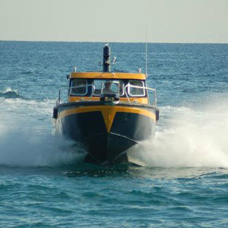 Taucherbasisboot Berufsschiff - 900 - MOGGARO ALUMINIUM YACHTS - Innenborder