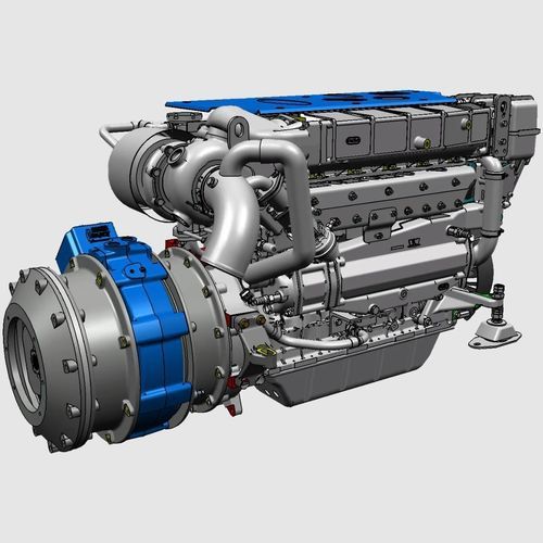 Innenbordmotor - 42HPE BHS 120 kW - Fnm Marine - CMD - Antrieb / Diesel / elektrisch