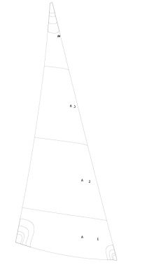 Fock - 2017 - NENUPHAR - für Regattasegelboot / Hobie Cat 14