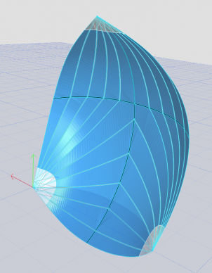 Spinnaker - 2025_505 - NENUPHAR - für Jolle / Triradial-Schnitt / 505