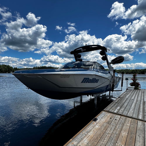 Bootslift - Golden Boat Lifts & Marine Systems - stegmontiert / hydraulisch / Aluminium