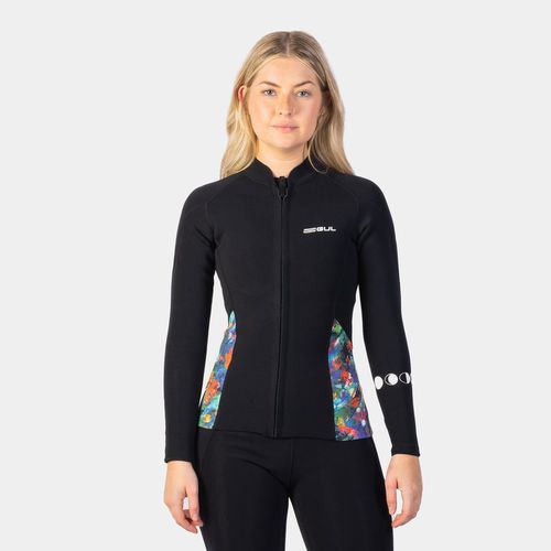 Jacke / stand-up paddle board windsurf - Luna7 - Gul - für Frauen / Neopren / Langarm
