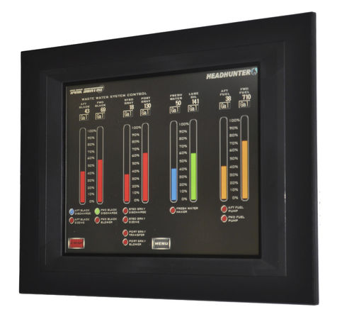 Überwachungs- und Steuerungssystem / für Schiffe - PLC - HEADHUNTER INC. - für Yacht / für Füllstandsmessgeräte