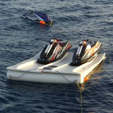Schwimmponton - Wing & Henshaw inflatable Solutions - zur Trockenlagerung von Jet-Skis / für Yachthafen / Kunststoff