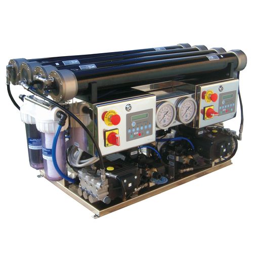 Entsalzungsanlage für Boot - SC DOUBLE  - HP High Pressure S.R.L. - Umkehrosmose / 380 V / 110 V