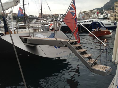 Gangway für Yacht - SEAWALK SWS3 - Hydromar Marine Equipment bv - Teleskop / schwenkbar / versenkbar