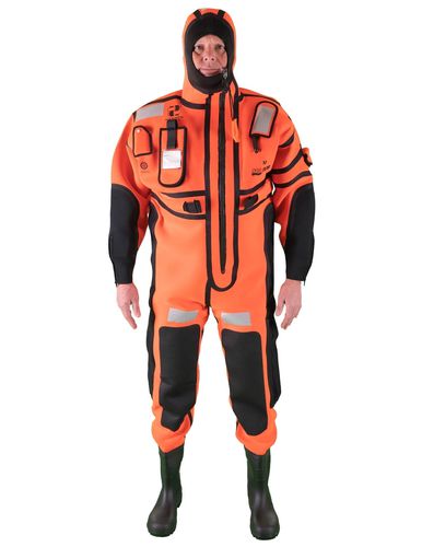 Trockenanzug für Rettungsmanöver - SeaMob AES - Hansen Protection AS - Ganzkörper / mit Kopfhaube / 3 mm