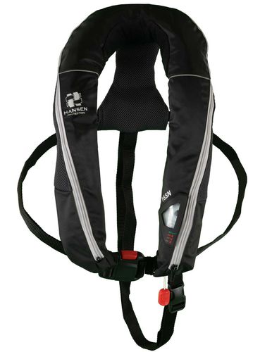 Automatisch aufblasbare Rettungsweste - AeroPro Leisure - Hansen Protection AS - 165 N / unisex / mit Sicherheitsgurt