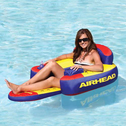 Matratze-Wasserspielgerät - Bimini Lounger II - airhead - für Wassersportzentrum / aufblasbar / schwimmend