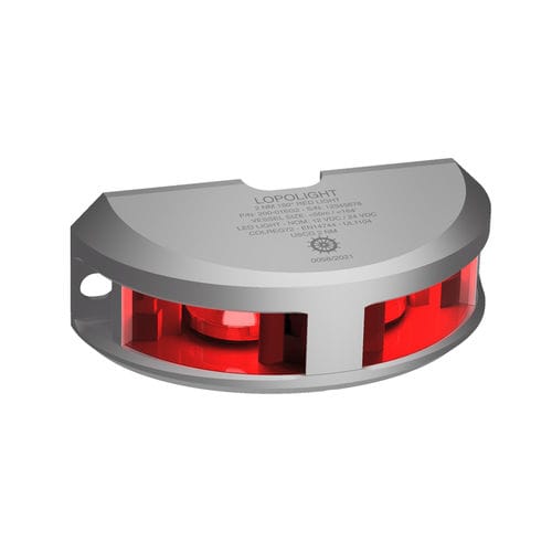 Navigationsleuchte für Yacht - 300-116G2 - Lopolight - LED / rot / horizontal