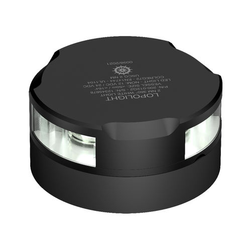 Navigationsleuchte für Boot - 201-020-B-SUB 6M - Lopolight - LED / weiß / Masttop
