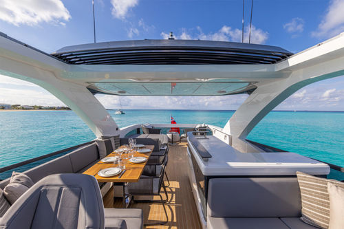 Schiebedach für Yachten -  Louvre  - Makefast - für Flybridge