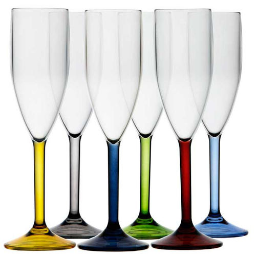 Sektglas - COLOURED BASE PARTY - Marine Business