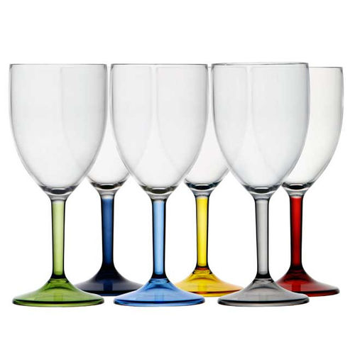 Weinglas - COLOURED BASE PARTY - Marine Business - Wasser