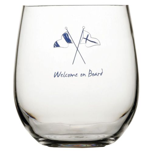 Wasserglas - WELCOME ON BOARD - Marine Business
