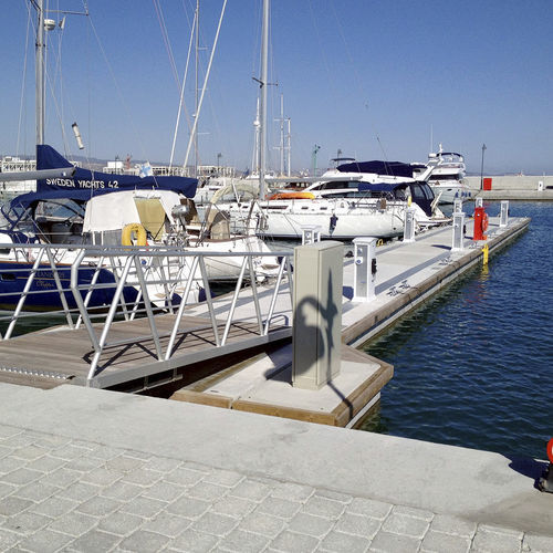 Schwimmponton - PREMIER - MARINETEK - Anker / für Yachthafen / Beton