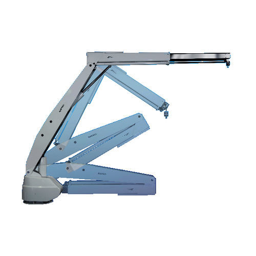 Davit für Rettungsboote - 3077 - Opacmare - hydraulisch / zusammenklappbar / Edelstahl