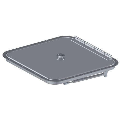 Deckluke für Boot - 2400 Series - Opacmare - rechteckig / öffnend