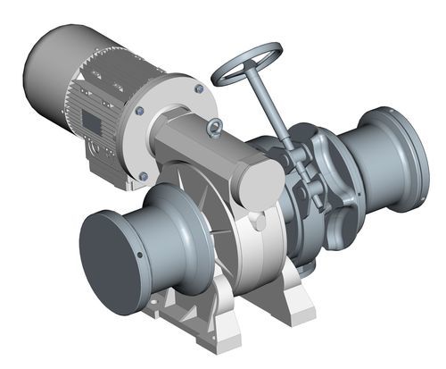 Hydraulische Ankerwinde - CW-20 - Italwinch - mit Schnecke / elektrisch / für Boot