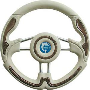 Motorboot-Lenkrad / Aluminium - C360756W0NA  - OBA Tradizione Futura - polyurethanbeschichtet / Sport