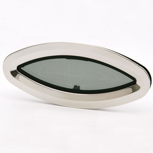 Rechteckiges Bullauge - MOLDED FLAGSHIP - Pompanette - oval / für Boot / öffnend