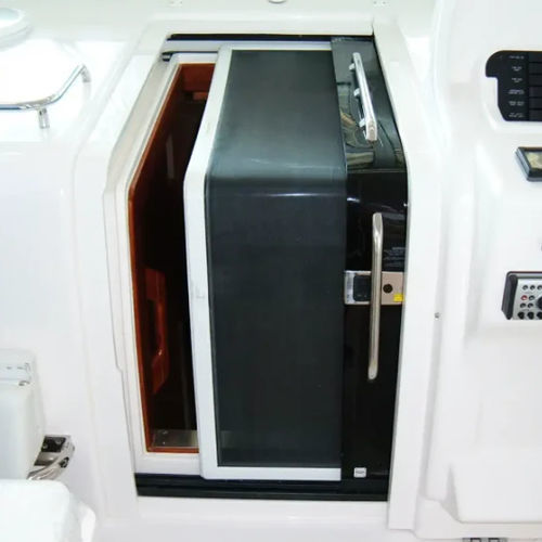 Tür für Boot - A2K-2000-SD - Pompanette - Schiebe / Aluminium / Abstieg