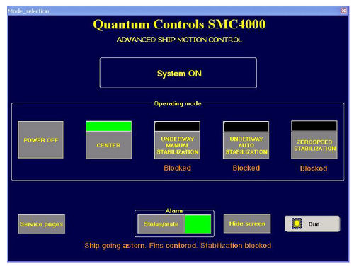 Elektronisches Kontrollsystem für Yachtstabilisator - SMC4000 - Quantum Marine Engineering